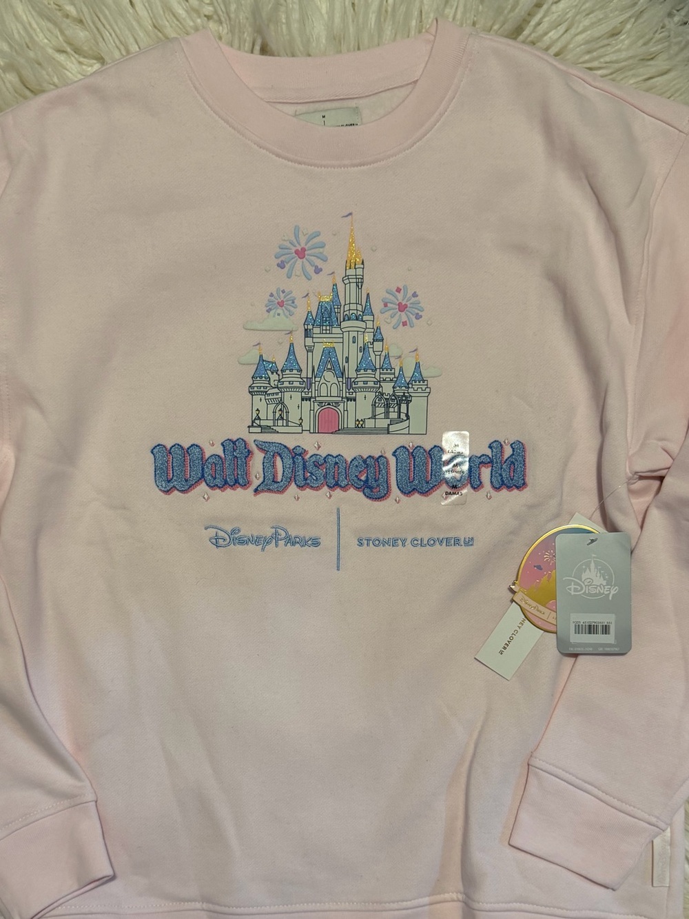 Stoney Clover Lane x Disney Parks Walt Disney World Pink Castle Sweatshirt